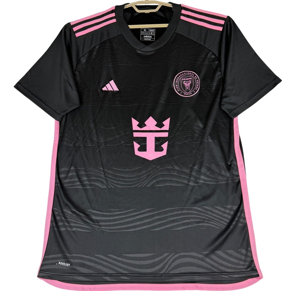 Adidas Inter Miami CF Suarez #9 La Noche Jersey Mens XL Black Pink AEROREADY